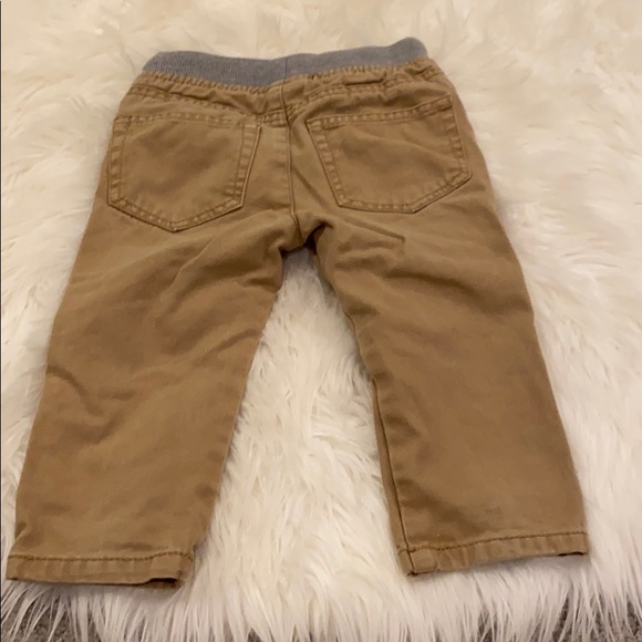 Khaki drawstring pant - Picture 2 of 2